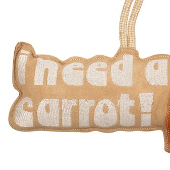 Equestro carrot horse toy &ndash; duurzaam paardenspeelgoed tegen verveling in de stal