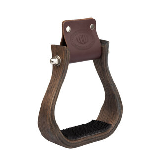 Westwood houten westernstijgbeugels met antislip