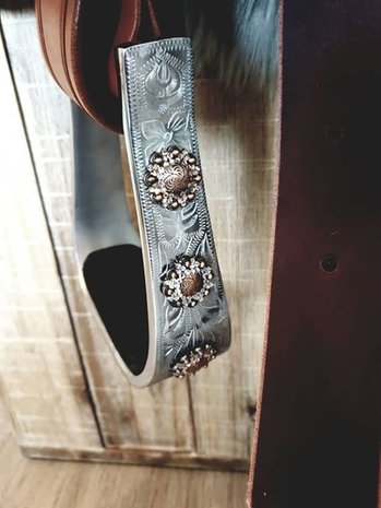 Stijgbeugels Western Aluminium Concho