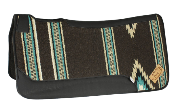 Westernpad Navajo Vilt Brown