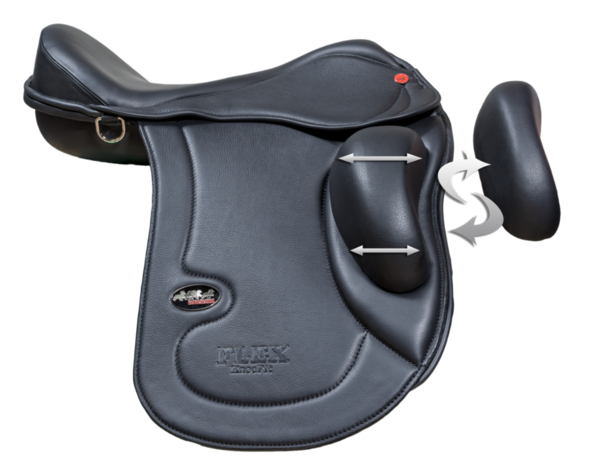 Karlslund FLEX saddle, KneeFit Boomloos zadel
