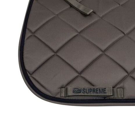 Supreme Dressuur zadeldekje Grey Navy