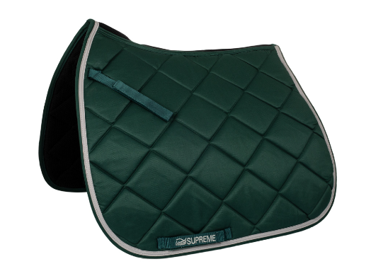 Supreme Dressuur zadeldekje Hunter Green