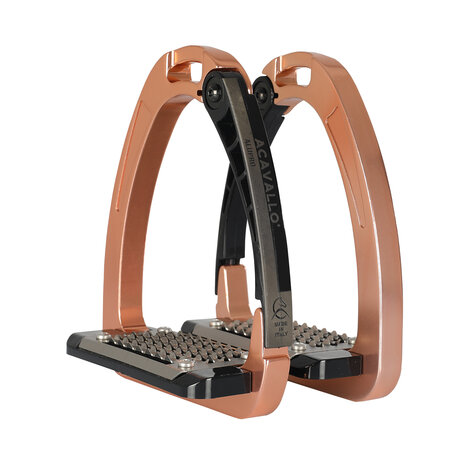 Acavallo Arena AluPro Stijgbeugels ROSE GOLD