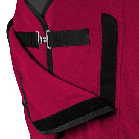 Equestro Fleece Deken Burgundy