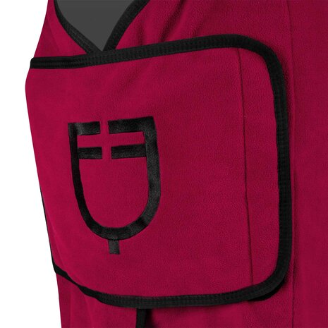 Equestro Fleece Deken Burgundy