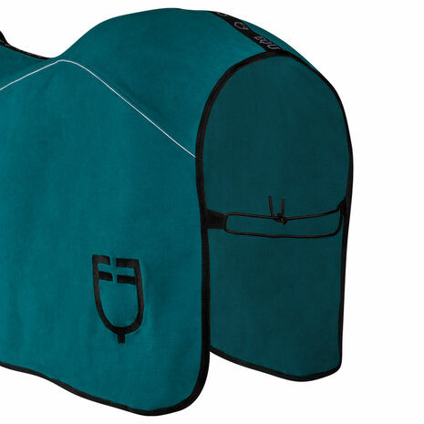 Equestro Fleece Deken Petrol