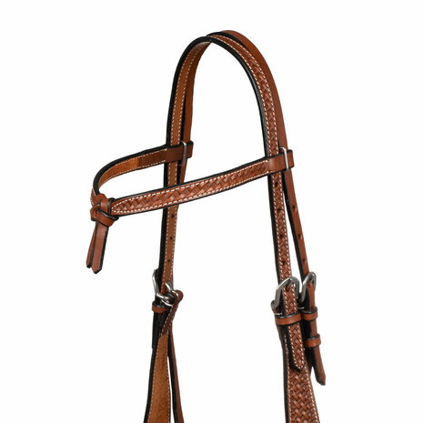 Bitloos Hoofdstel Pool&#039;s Bosal Basket Chestnut