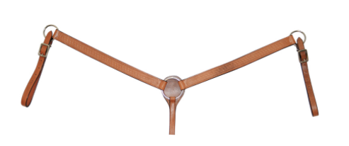 Lakota Lederen Borsttuig met Basket Tooling