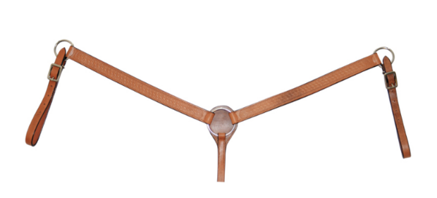 Lakota Lederen Borsttuig met Basket Tooling
