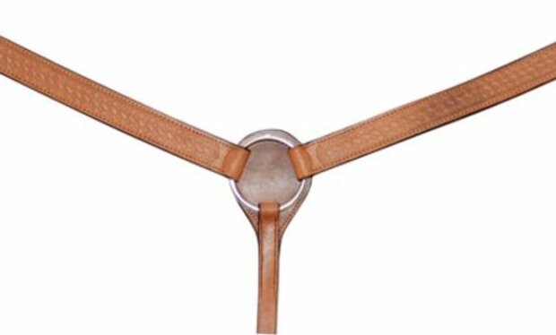 Lakota Lederen Borsttuig met Basket Tooling