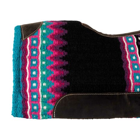 Pool&rsquo;s Western Zadeldek BLACK/BLUE/PINK
