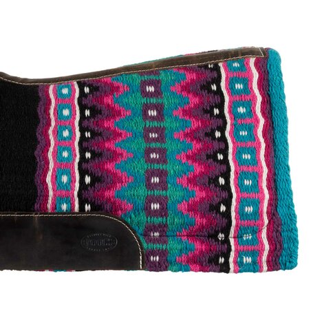 Pool&rsquo;s Western Zadeldek BLACK/BLUE/PINK