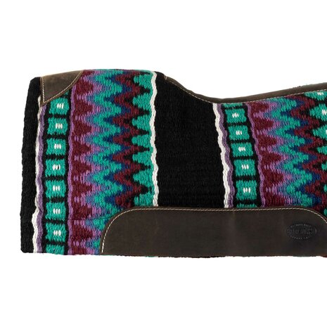 Pool&rsquo;s Western Zadeldek BLACK/PURPLE/BLUE