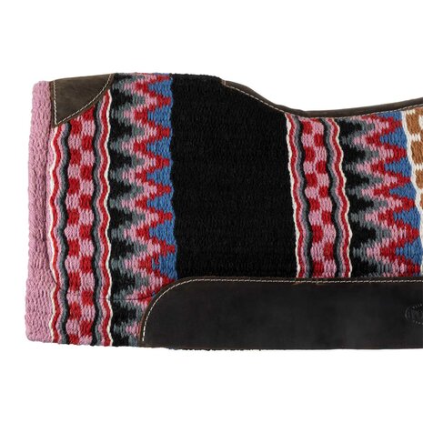 Pool&rsquo;s Western Zadeldek BLACK/PINK/RED