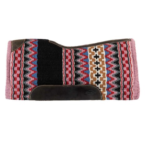 Pool&rsquo;s Western Zadeldek BLACK/PINK/RED