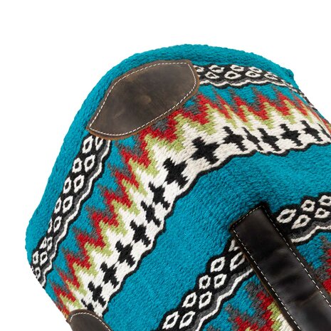 Pool&rsquo;s Western Zadeldek BLUE/GREEN/RED