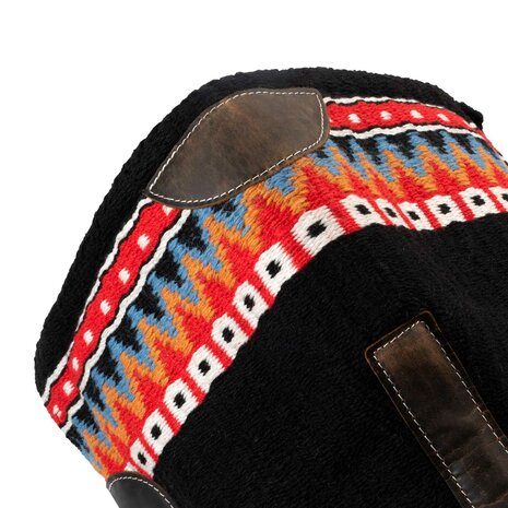 Pool&rsquo;s Western Zadeldek BLUE/RED/ORANGE