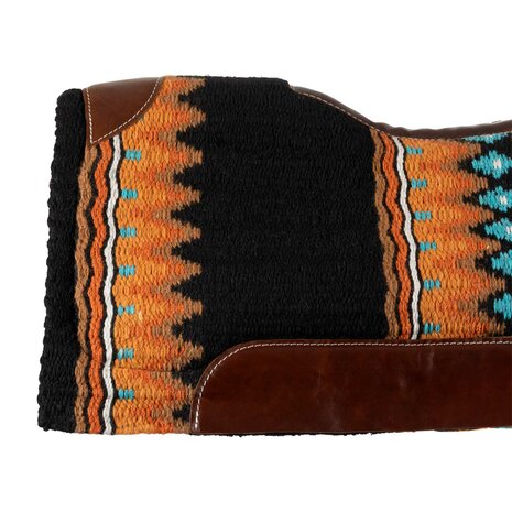 Pool&rsquo;s Western Zadeldek BLACK/ORANGE/WHITE
