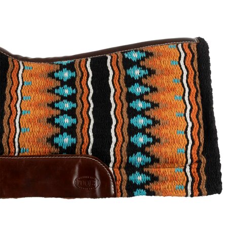 Pool&rsquo;s Western Zadeldek BLACK/ORANGE/WHITE