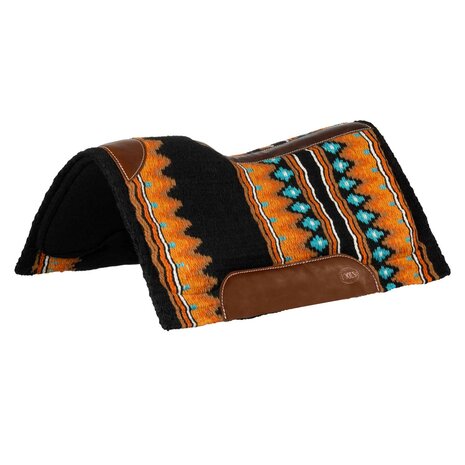 Pool&rsquo;s Western Zadeldek BLACK/ORANGE/WHITE