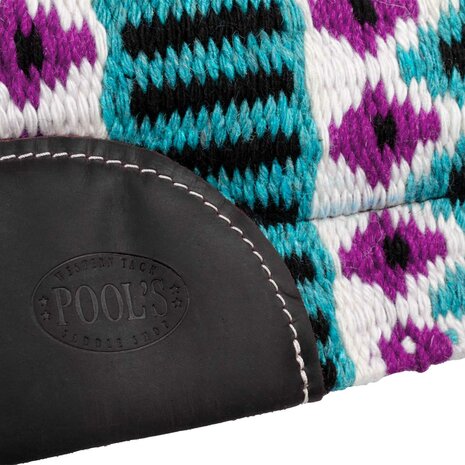 Pool&rsquo;s Western Zadeldek  BLUE/RED/WHITE