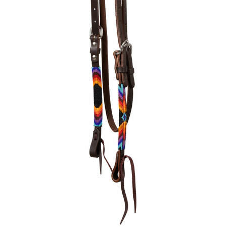 Pool&rsquo;s Navajo Serape Beaded Oiled Western Hoofdstel