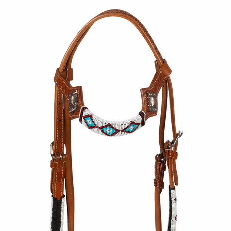 Pool&rsquo;s Oceano Beaded Oiled Western Hoofdstel