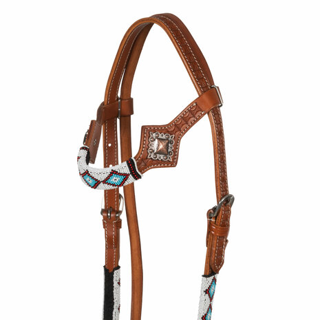 Pool&rsquo;s Oceano Beaded Oiled Western Hoofdstel