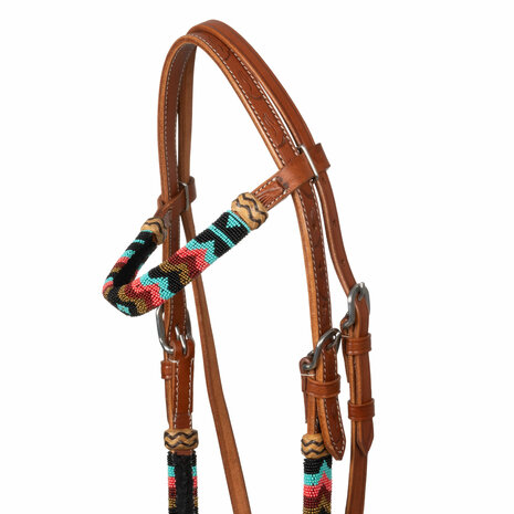 Pool&rsquo;s Shade Beaded Oiled Western Hoofdstel