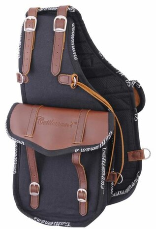 Cattleman&rsquo;s Achtertas &ndash; Canvas &amp; Leer