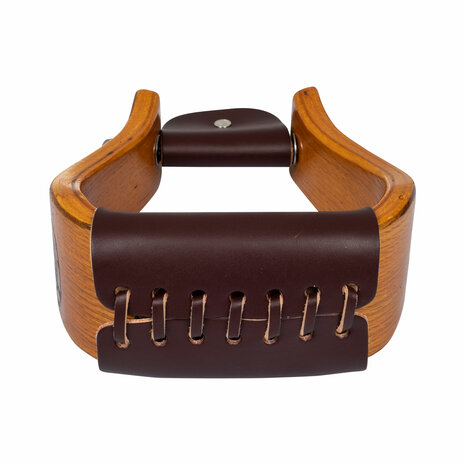 Freemax Western Houten Stijgbeugels met Leren Voetbed