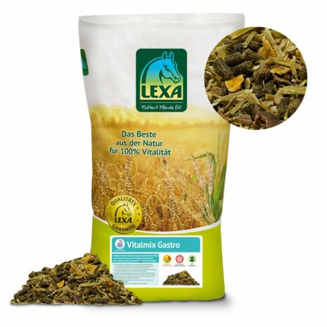 Lexa Vitalmix Gastro &ndash; Structuurrijke muesli voor gevoelige paardenmaag