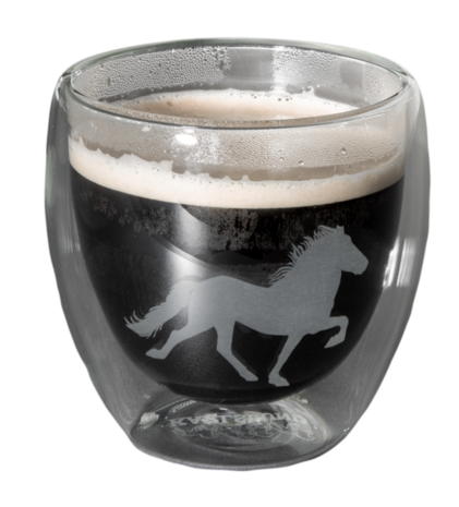 Karlslund Elegante Dubbelwandige Thermoglas &ndash; IJslands Paard Design