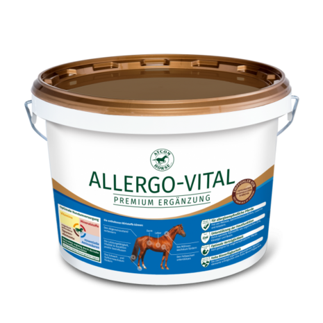 Atcom Allergo Vital 5 KG Vrij van Melasse, Graan, Luzerne Kruiden
