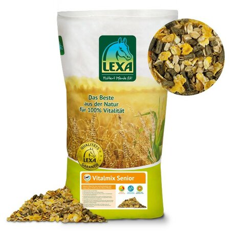 Lexa Vitaalmix Senior &ndash; Premium muesli voor oudere paarden - 15 KG