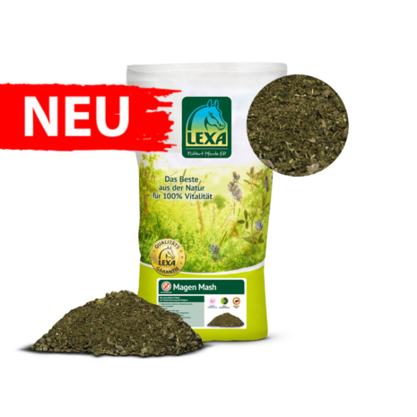 Magen Mash van LEXA &ndash; graanvrije mash voor paarden met een gevoelige maag