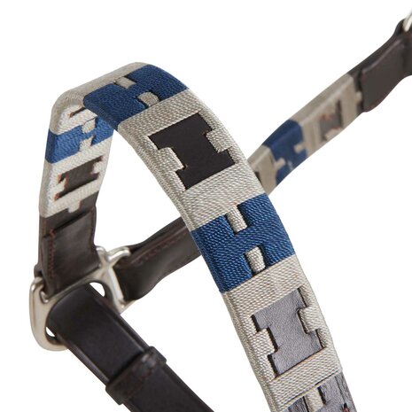 Equestro lederen halster met geometrisch patroon