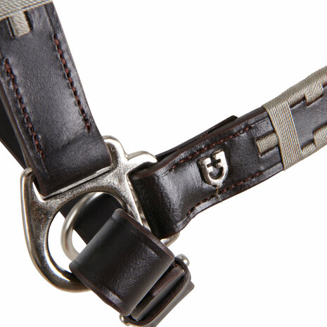 Equestro lederen halster met geometrisch patroon