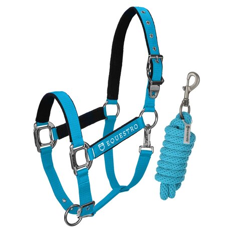 Equestro halsterset met satijnkleurige gespen