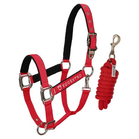 Equestro halsterset met satijnkleurige gespen