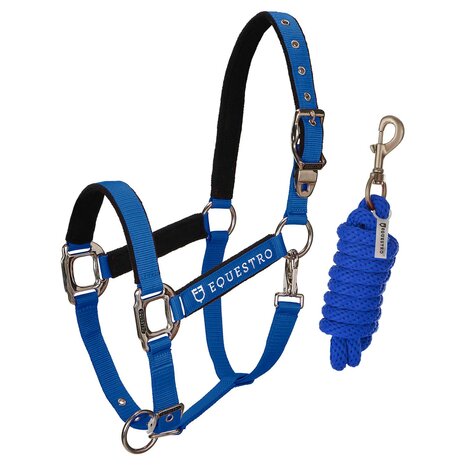 Equestro halsterset met satijnkleurige gespen