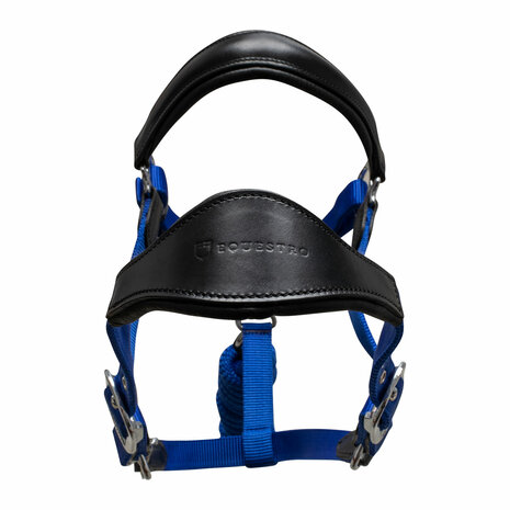Equestro ergonomisch halster met lederen inzetstukken