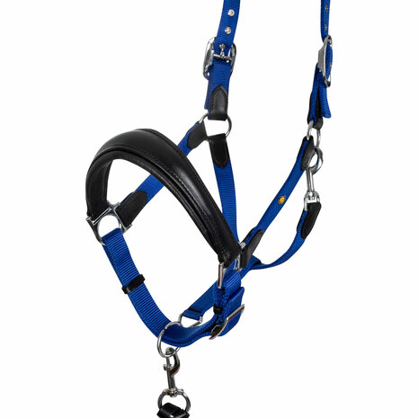 Equestro ergonomisch halster met lederen inzetstukken