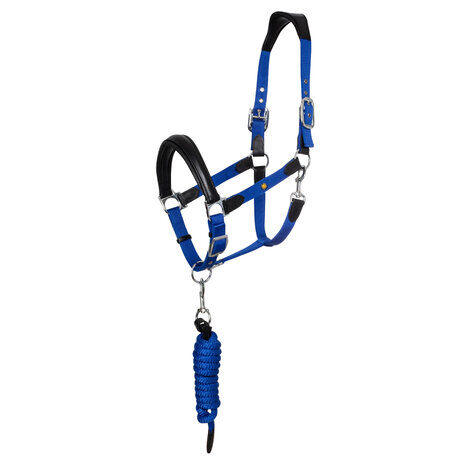 Equestro ergonomisch halster met lederen inzetstukken
