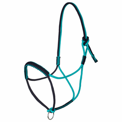 Pool&#039;s Gevlochten touwhalster Turquoise