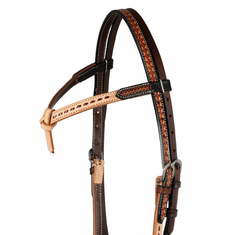 Pool&rsquo;s 2 Tone Futurity Western Hoofdstel