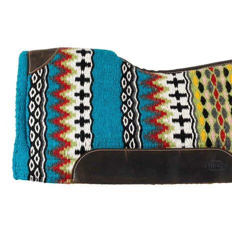 Pool&rsquo;s Western Zadeldek BLUE/GREEN/RED