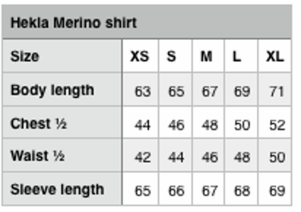 Karlslund Hekla merino wool shirt