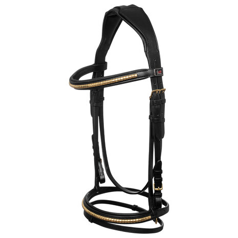 Hoofdstel Supreme Compleet Black &amp; Gold
